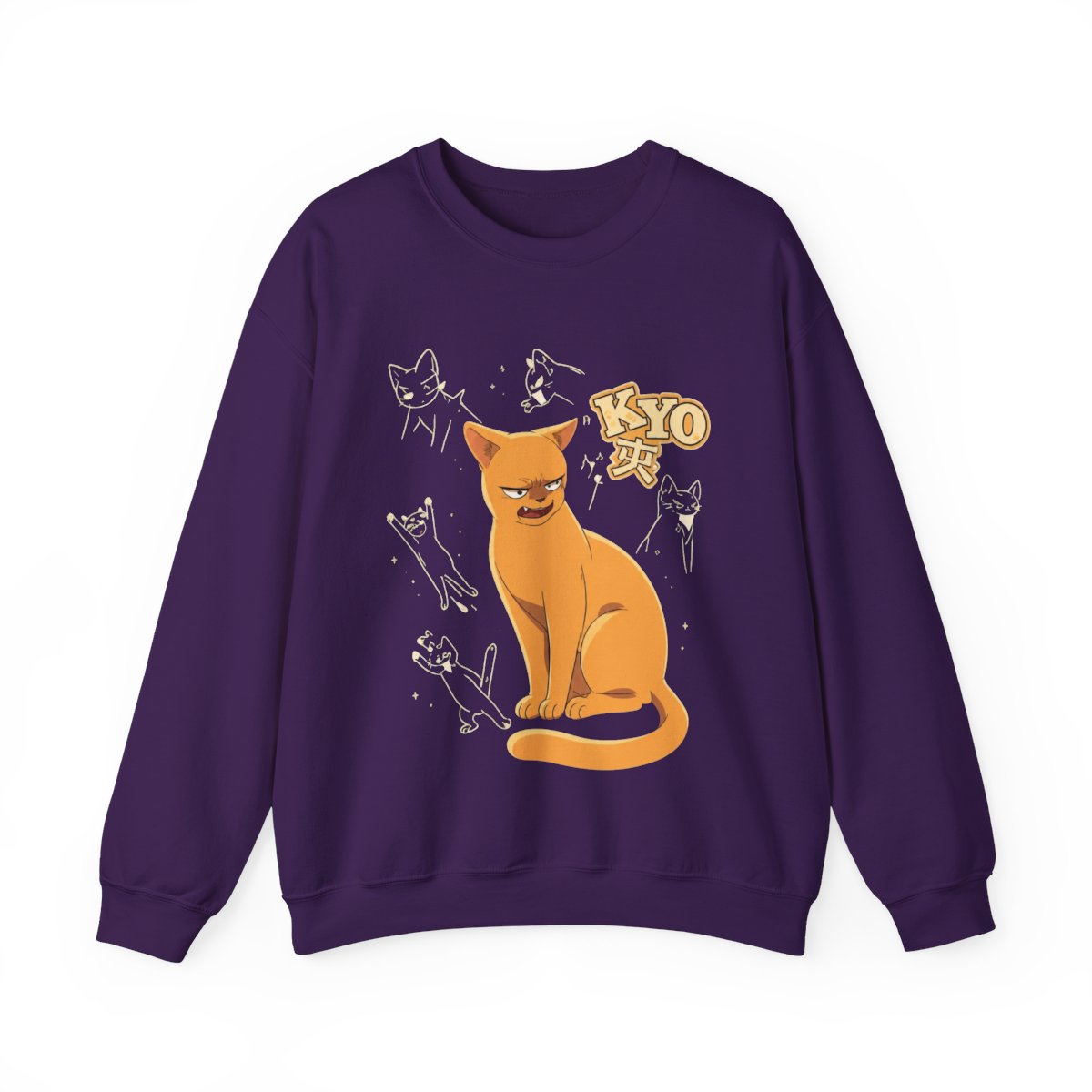 Fruits Basket Kyo Sohma Cat T-Shirts - alternate angle 3, merchandise