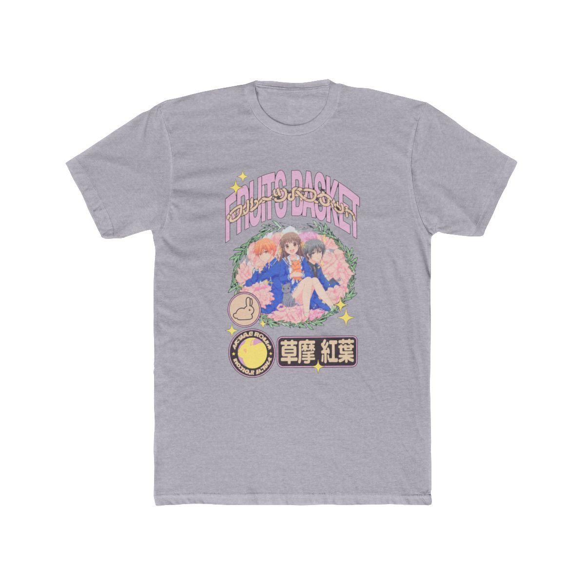Fruits Basket Momiji Icons Dark Wash T Shirt
