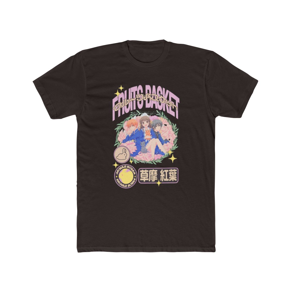 Fruits Basket Momiji Icons Dark Wash T Shirt - alternate angle 2, merchandise