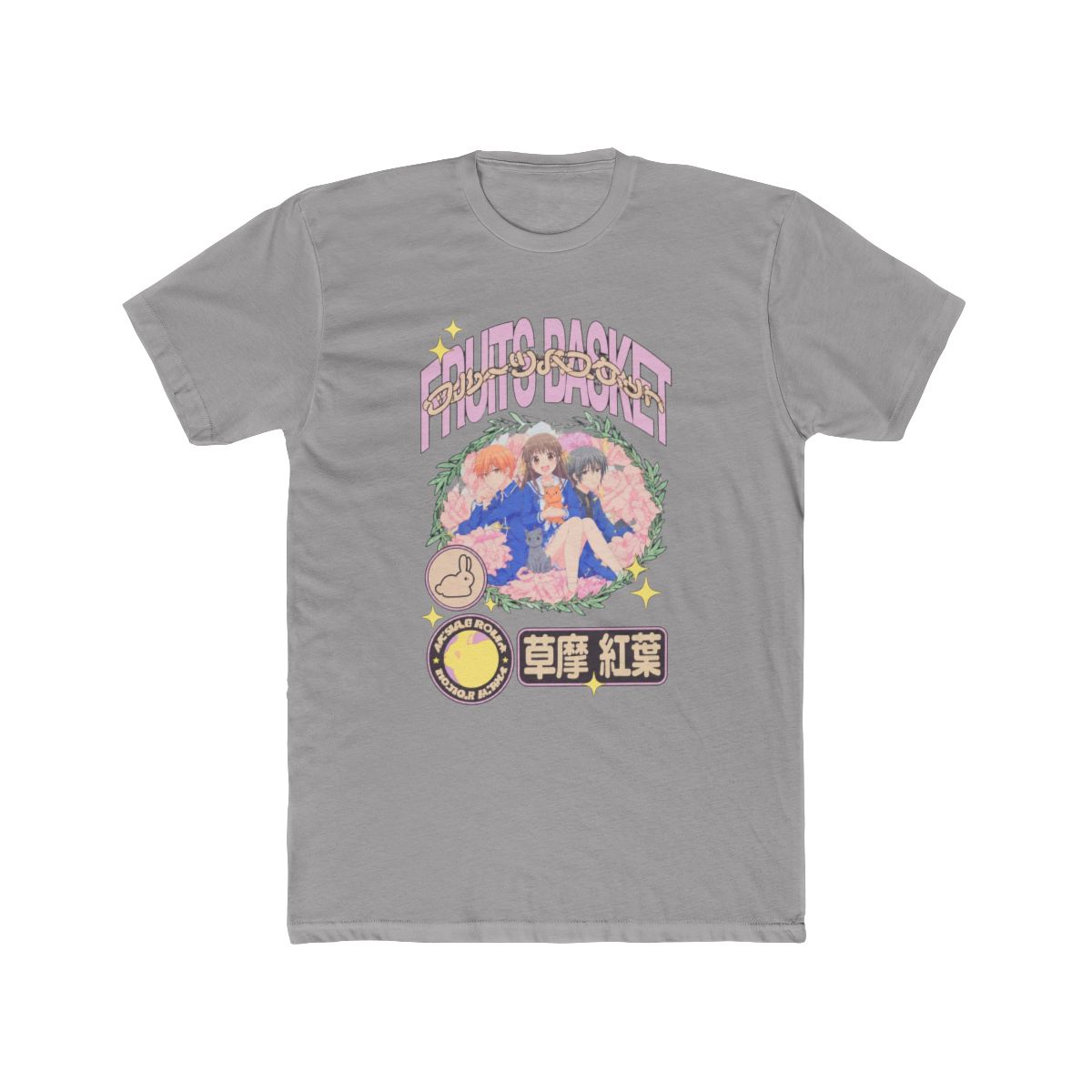 Fruits Basket Momiji Icons Dark Wash T Shirt - Official T-Shirts merchandise