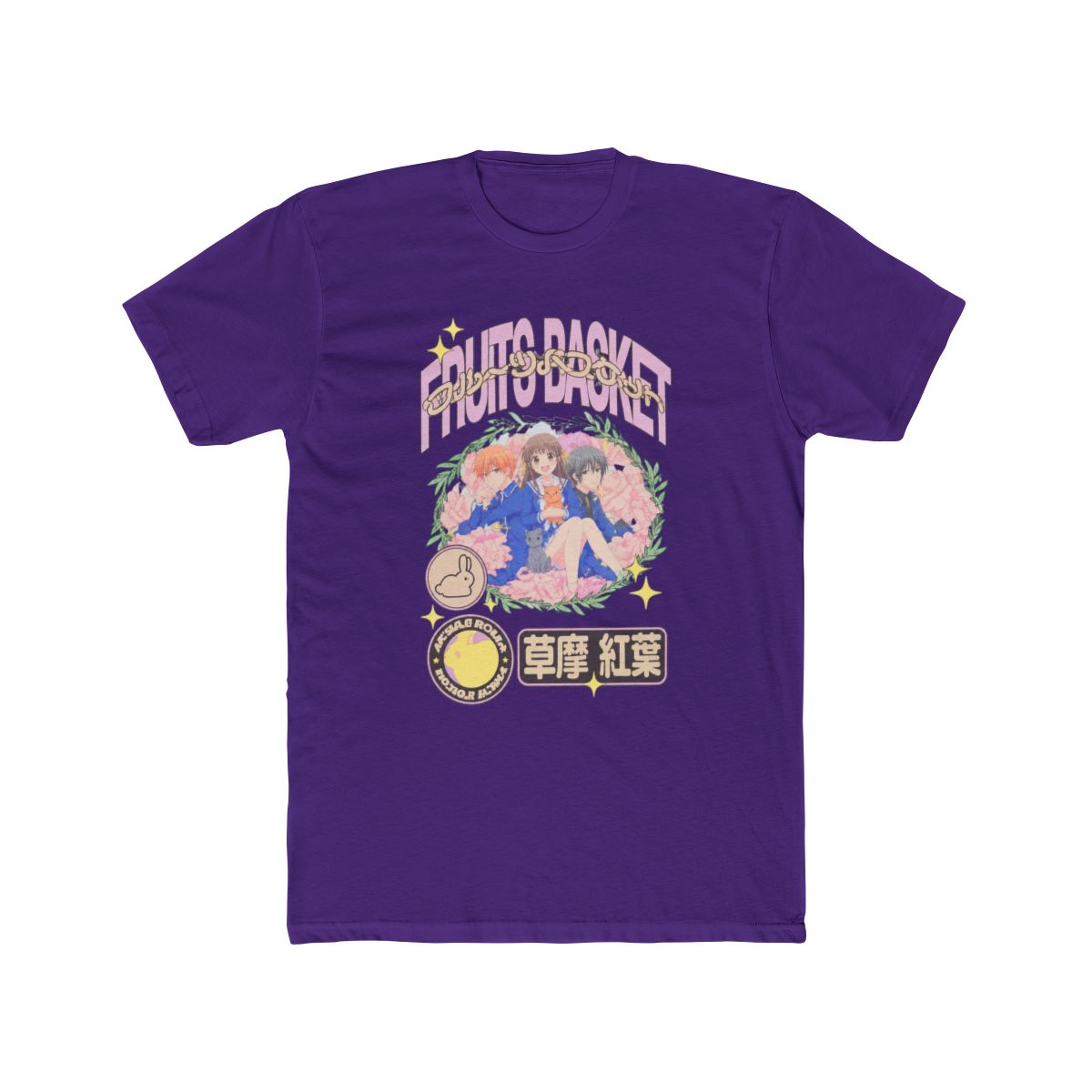 Fruits Basket Momiji Icons Dark Wash T Shirt