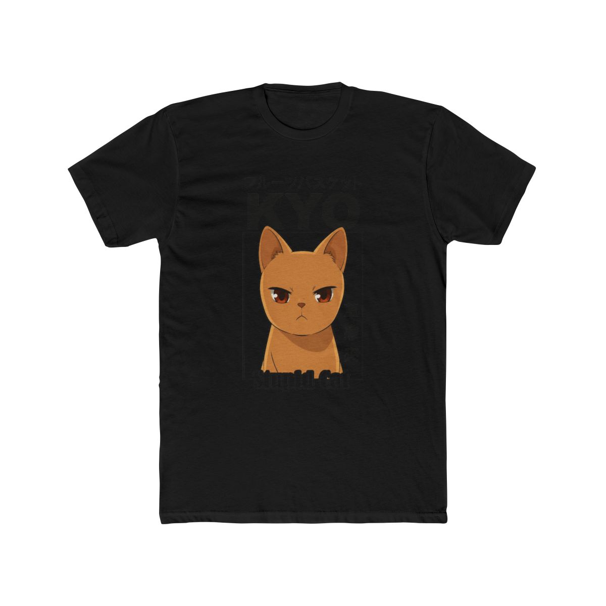 Fruits Basket Kyo Sohma Stupid Cat T Shirt - alternate angle 3, merchandise