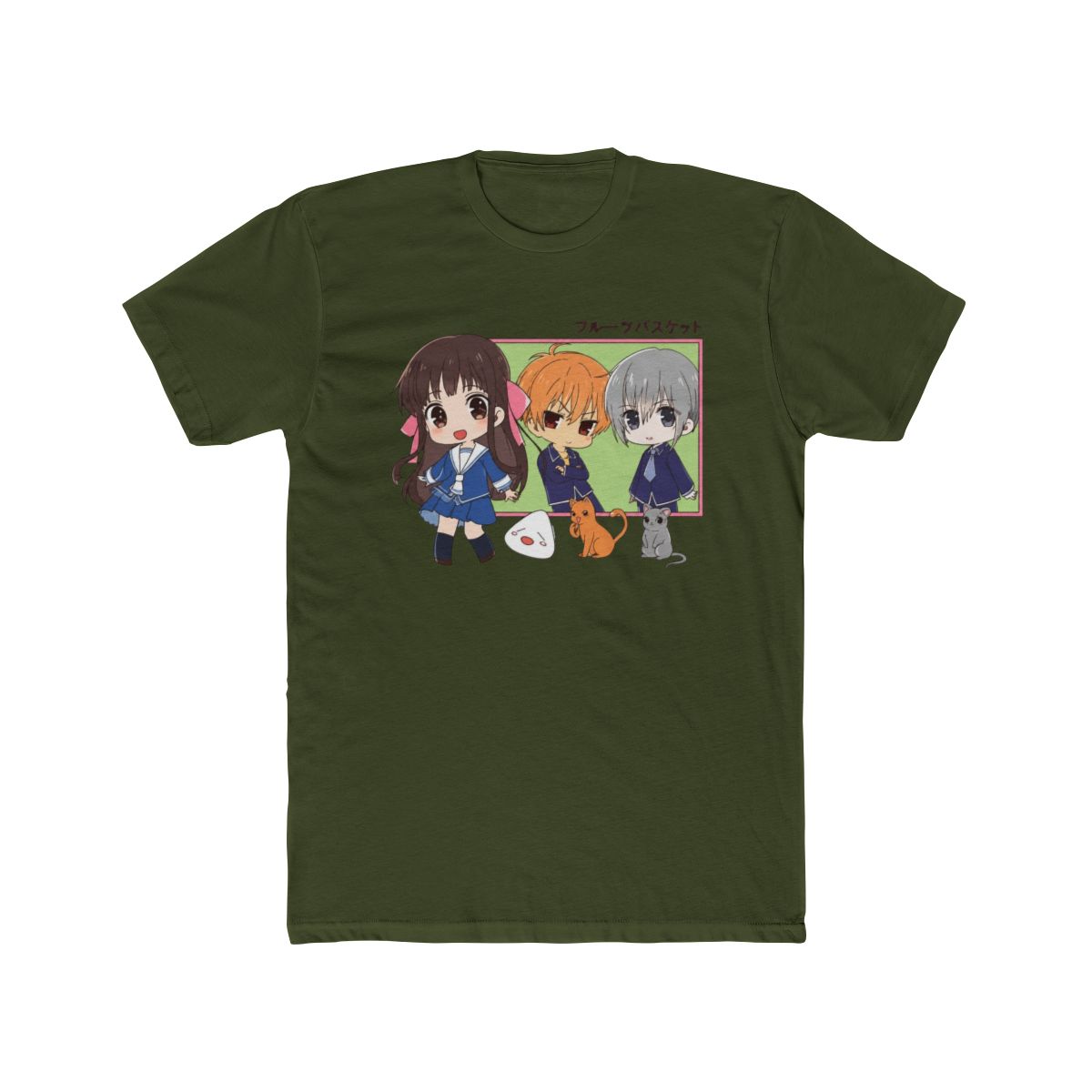 Fruits Basket Chibi Characters Juniors White T Shirt - alternate angle 5, merchandise
